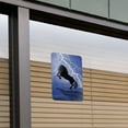thumbnail image 3 of Black Friesian Horse Rearing Up in Storm Home Business Office Sign, 3 of 3