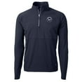 thumbnail image 2 of Men's Cutter & Buck Navy New York Mets Adapt Eco Hybrid Raglan DryTec Quarter-Zip Jacket, 2 of 3