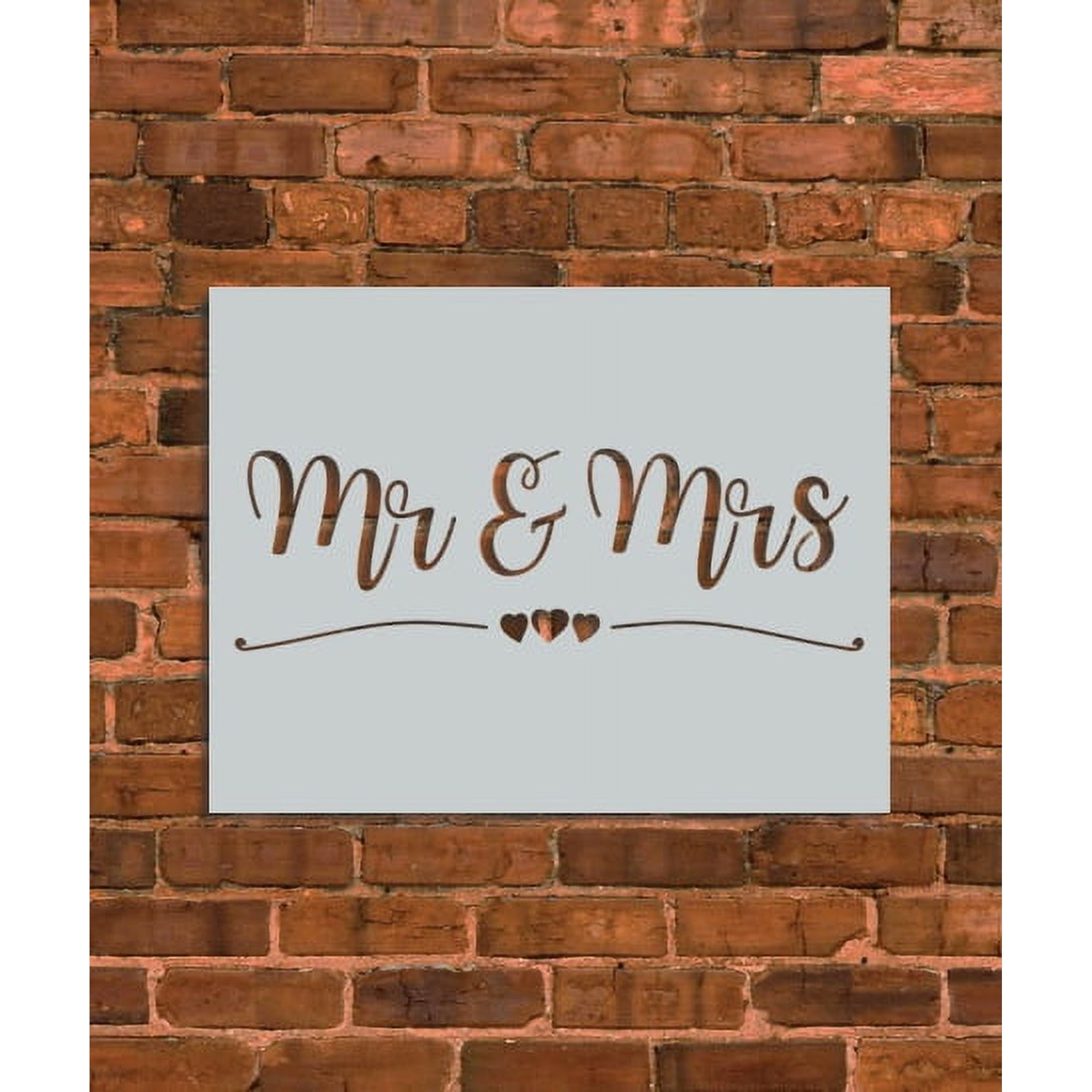 Mr & Mrs Stencil