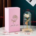 thumbnail image 3 of Beauty And The Beast Rose Forever Infinity Rose In Glass Dome Eternal Led Light, 3 of 5