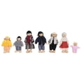 thumbnail image 3 of Tbest Family Dolls, Family Puppets Set, Flexible For Children Kids, 3 of 8