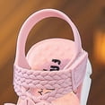 thumbnail image 6 of TOWED22 Girls Open Toe Princess Flat Sandals with Comfort Sole Summer Sandals Pink,10, 6 of 9