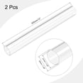 thumbnail image 2 of Unique Bargains 31mm ID x 35mm OD x 305mm Clear Rigid Acrylic Pipe Round Tube 2 Pack, 2 of 6