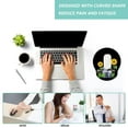 thumbnail image 5 of Mouse Pad with Wrist Support, Ergonomic Mouse Pad with Memory Foam Wrist Rest Cushion, Non-Slip Rubber Base Gaming Mice Pad for Home Office Computer Laptop, Sunflower, 5 of 14