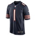 thumbnail image 2 of Men's Nike Jaylon Johnson  Navy Chicago Bears  Game Jersey, 2 of 6
