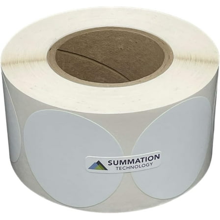 High Gloss BOPP 3 in. Circle Inkjet Label Roll