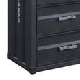 thumbnail image 4 of Benjara Dresser with 6 Metal Drawers and Container Style, Gray, 4 of 5