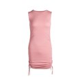 thumbnail image 2 of Fortune Robe Courte Moulante Sans Manches pour Femmes, Élégante, Couleur Unie, 2 of 9