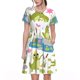thumbnail image 1 of Disketp Cartoon Frogs para Vestido de Manga Corta para Mujeres, Vestidos de Verano para Mujeres, Casual y Holgado para la Playa, 1 of 6