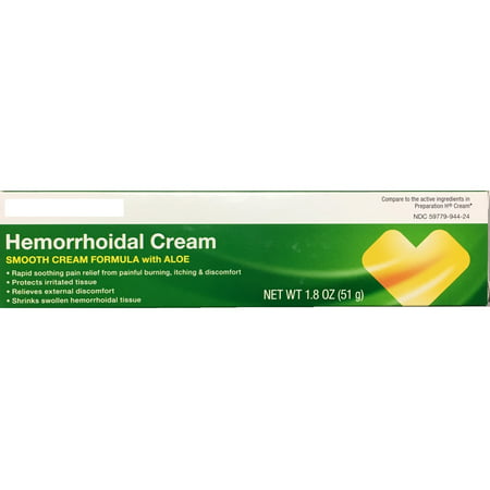 CVS Pharmacy Hemorrhoidal Cream, Max Pain Relief with Aloe 1.8 Oz