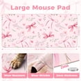 thumbnail image 2 of Alfombrilla de escritorio rosa Mouse Pad iCasso, 90 x 40 cm, antideslizante, 2 of 7