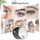 thumbnail image 3 of 30X Magnifying Mirror, Small Magnifying Mirror with Suction Cup and Tweezers, As, 3 of 5