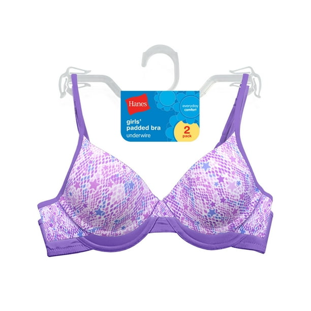 Hanes Hanes Girls Padded Underwire Bra BestSeller, H126, 36