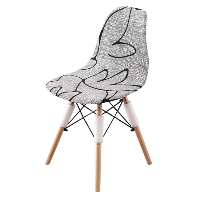 cubierta de asiento Estirar Shell Silla Asiento Cubierta Banquete Hogar Hotel Comedor Fundas Suaves Color 6 color 6 Magideal cubierta de asiento