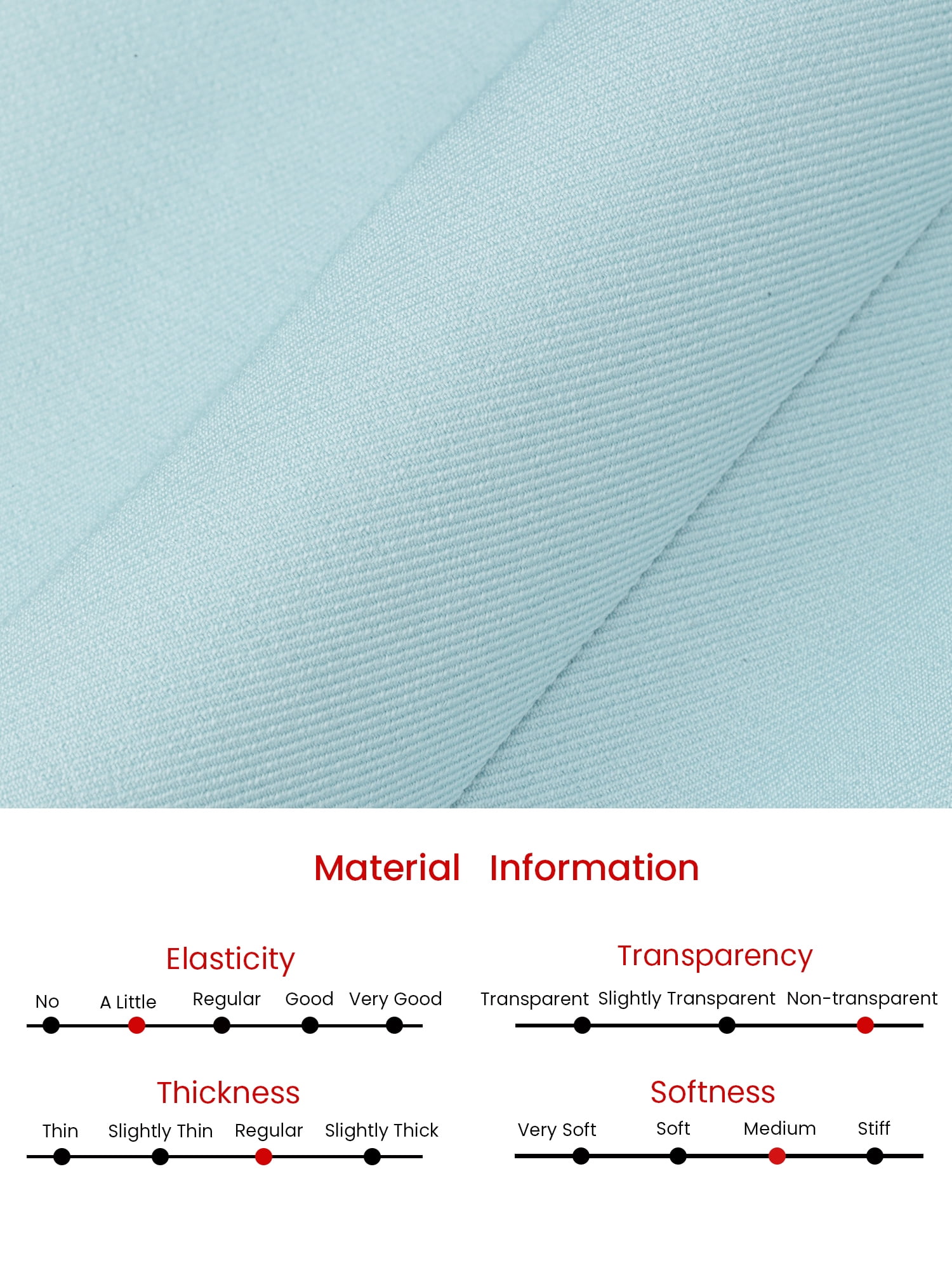 DARING DIVA Women's High Waist Formal Knee Length Pencil Skirts Large Light Blue