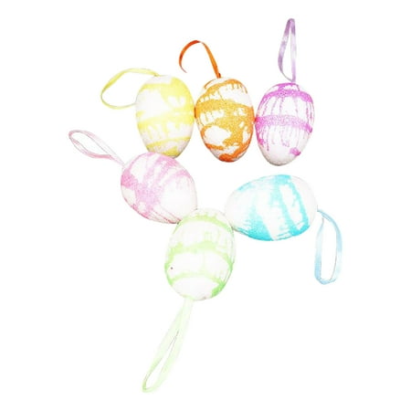 

Heiheiup Furnishing Decorations Easter Pendants Party Easter Holiday Foam Home Decoration Hangs Computer Lights for Desktop Festive