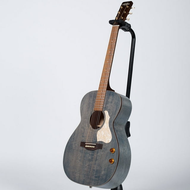 Art & Lutherie Legacy Guitare Acoustique-Électrique Q-Discrète - Bleu Denim