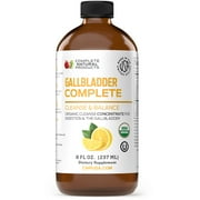 Gallbladder Complete - 16 fl oz - Organic Digestion, Bloating, Metabolism Supplements - Complete Natural Products - 16 servings