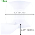 thumbnail image 2 of PLASTICPRO 16 Oz Disposable Serving Bowls White Plastic Square Snack Bowls, 4-Pack, 2 of 7