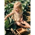 thumbnail image 5 of AceBaby Toddler Baby Girls Outfits Flying Sleeve Plaid Print Tops and Shorts 2Pcs Clothes,Size 6M-4T, 5 of 9