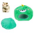 thumbnail image 4 of Cama para Hámster Casa de Cama para Animales Pequeños Cama para Cueva de Hámster Verde Cálida Y Esponjosa Jaula de Dibujos Animados Cama de Felpa para Mascotas Pequeñas ANGGREK Otros, 4 of 8