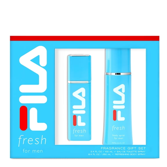 Fila Fresh Mens Body Spray and Cologne for Men Fragrance Gift Set, 2pk