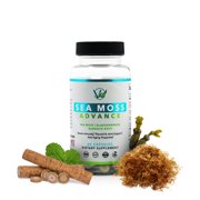 Irish Sea Moss Capsules with Bladderwrack, Burdock Root and Black Pepper Extract– 60 Capsules