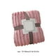 thumbnail image 5 of Manta de doble capa Raschel de color rosa, artefacto para calentar el invierno, adecuada para camas, sofás, comodidad suprema, 5 of 6