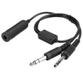 thumbnail image 1 of Helicopter To General Aviation Headset Adapter Cable - David Clark Avcomm, U 174,Headset Adapter, 1 of 9