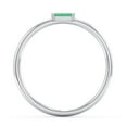 thumbnail image 3 of Bague Baguette Empilable Est-Ouest avec Pierre de Naissance - Quartz Fumé (Juin), 3 of 5