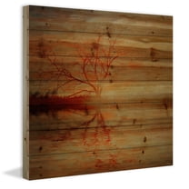 Parvez Taj Amazing Sunset Pinewood Wall Art