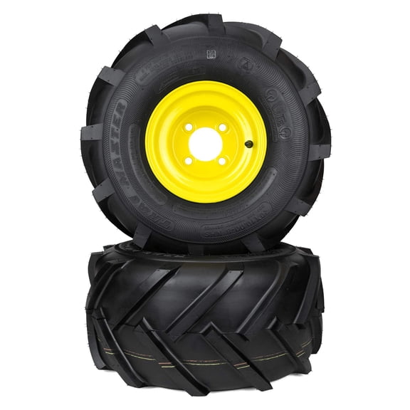 (2) Aggressive Tire Assemblies 20x10.00-8 Fits John Deere Quik-Trak TCU33861