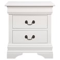 thumbnail image 3 of Coaster  Furniture Louis Philippe White 2-drawer Wooden Nightstand, 3 of 5