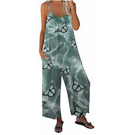 

Xihbxyly Jumpsuits for Women Overalls Women Maternity Jumpsuit Women Loose Fit Linen Overalls for Women Wide Leg Rompers Cotton Overalls with Pockets Discount Items #1