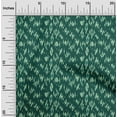 thumbnail image 2 of oneOone Polyester Spandex Teal Green Fabric Brush Stroke Dress Material Fabric Print Fabric By The Yard 56 Inch Wide, 2 of 5