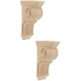 thumbnail image 6 of MLINS 2pcs Corbel Decorative Wooden Corner Moulding Trim Corbel Home Living Room Decor, 6 of 8