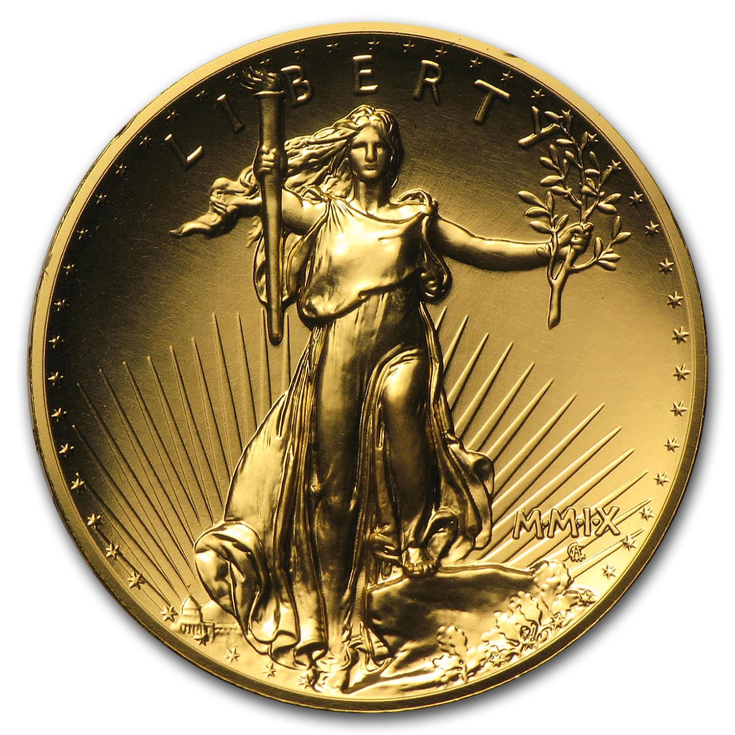 2009 Ultra High Relief Double Eagle (w/Box and COA) - Walmart.com