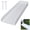 WHITE, variant on PP Rainwater Gutter Downspout Splash Block Drain Extension Device Home Garden Drainage System Accessory
