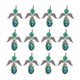 thumbnail image 3 of 12 piezas de colgantes de ángel, abalorios rico y , abalorios facetados de cristal en apariencia de lágrima, fabricación de joyas de Metal plateado perfecl  Encantos de ángel facetados de cristal, 3 of 8