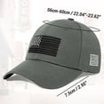 thumbnail image 7 of American Trends Baseball Cap for Men USA Flag Embroidered Baseball Hat Adjustable Golf Hat UV Protection Dark Grey, 7 of 7