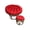 Red, variant on Blazing Needles 93302-TW-FG 48 in. Solid Twill Papasan Cushion, Forest Green