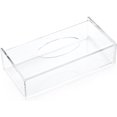 thumbnail image 1 of Acrylic Tissue Dispenser Box Rectangle Clear Cover Decorative Napkin Holder - Modren Bathroom Facial s, 1 of 8