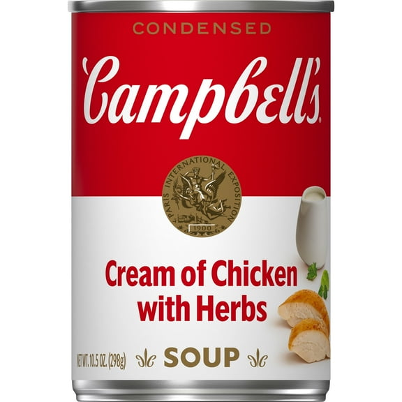 Condensed Cream of Chicken Soup with Herbs, 10.5 oz Can