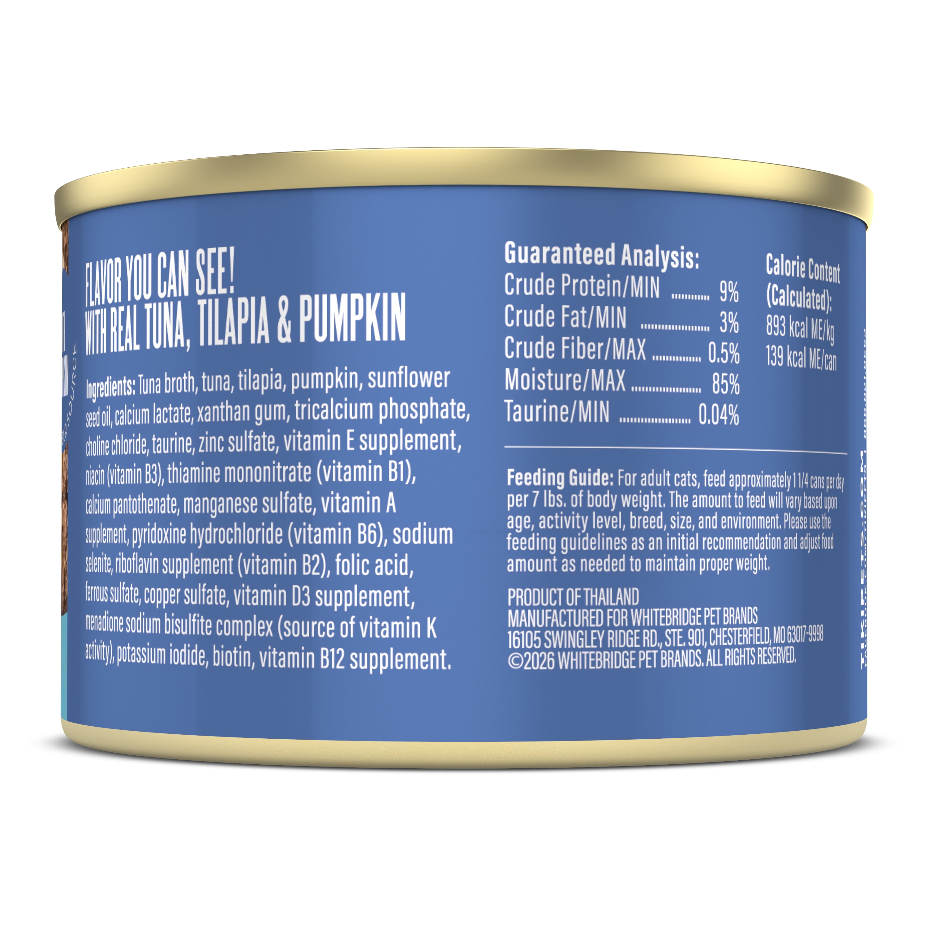 (6 pack) Tiki Cat Friends Tuna, Tilapia & Pumpkin, 5.5 oz. Can