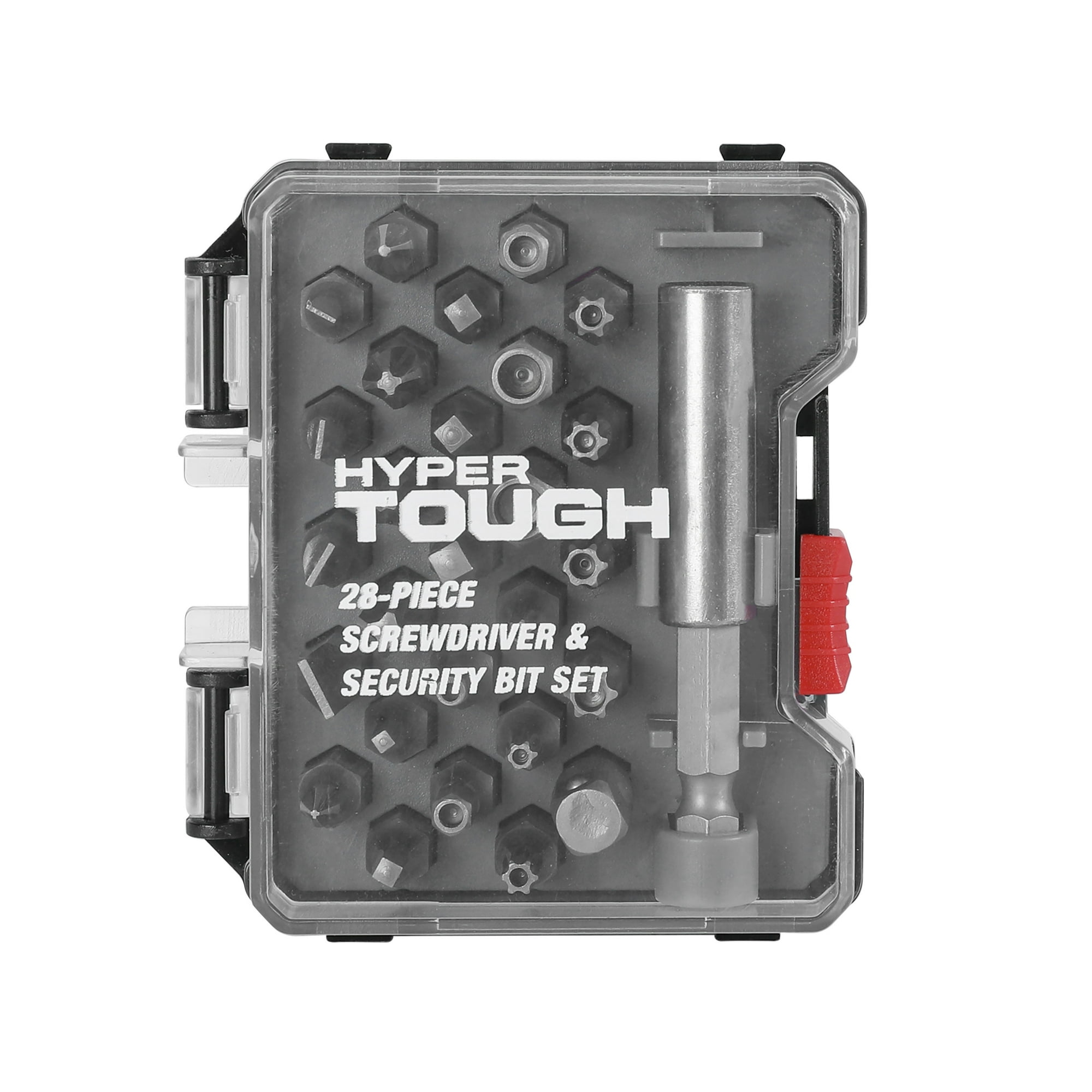 Hyper Tough 28-Piece Security and Screwdriver Bit Set with Case