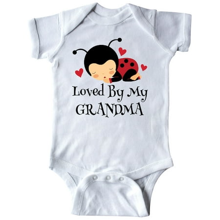 

Inktastic Loved By Grandma ladybug Gift Baby Boy or Baby Girl Bodysuit