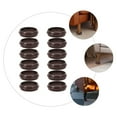 thumbnail image 2 of Howish caster cups 12pcs Furniture Coaster Chair Wheel Stoppers Felt Caster Cups Furniture Feet Protectors(1.77"X1.77"X0.59"), 2 of 8
