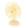 thumbnail image 1 of Ventilador de escritorio para casa de muñecas, ventilador de refrigeración en miniatura 1:12 1:6, muebles para casa de muñecas, accesorios para casa Amarillo, 1 of 8