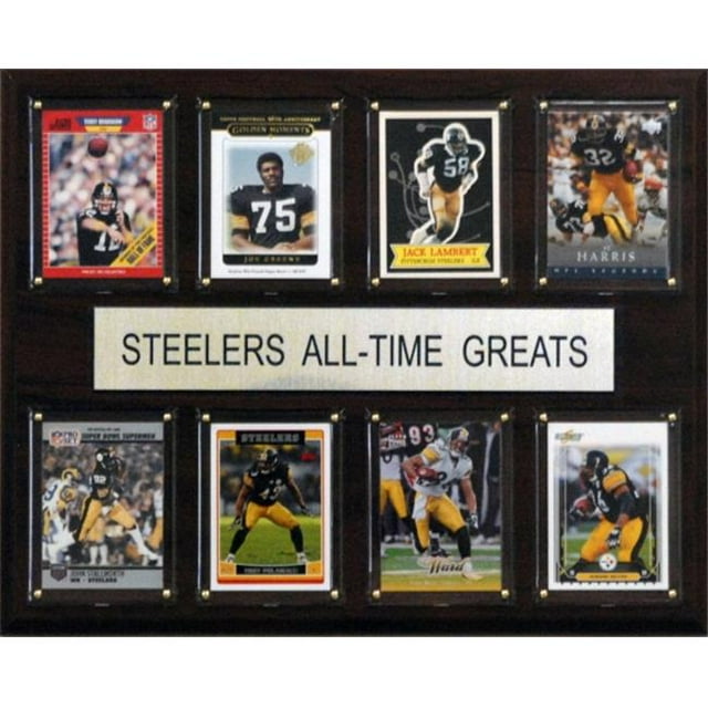 C & I Collectables NFL Pittsburgh Steelers Plaque des Grands de Tous les Temps