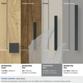 thumbnail image 7 of Amerock Monument 3-3/4 inch Center-to-Center Matte Black Cabinet Pull, 10 Pack, 7 of 7